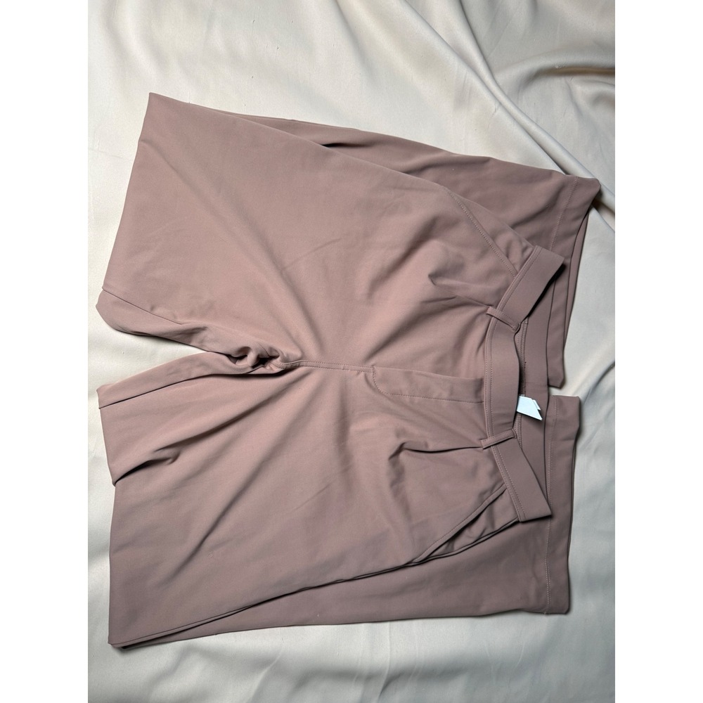 Halara Mauve Pink High Waisted Straight Leg Work Pants Trousers Small 02721000